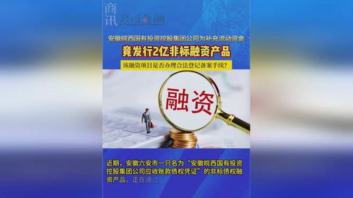 安徽皖西國有投資控股集團(tuán)公司為補(bǔ)充流動資金竟發(fā)行2億非標(biāo)融資產(chǎn)品